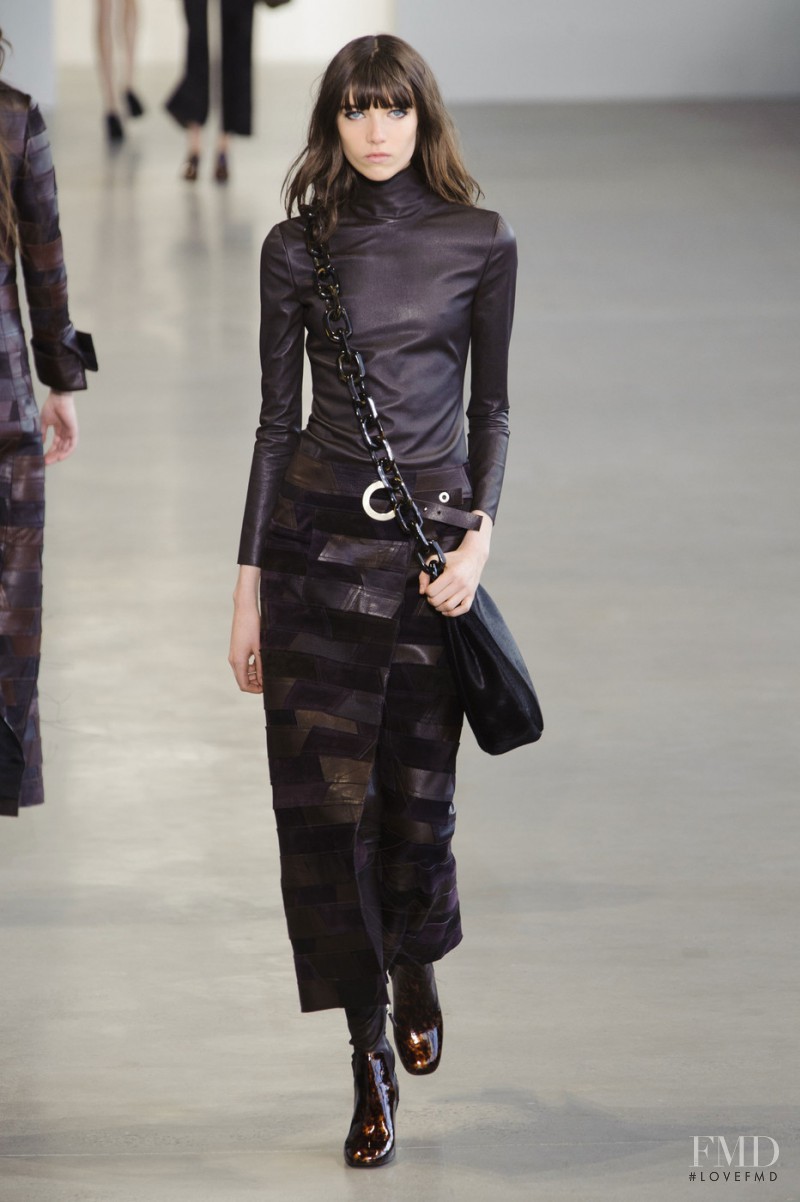 Grace Hartzel featured in  the Calvin Klein 205W39NYC fashion show for Autumn/Winter 2015