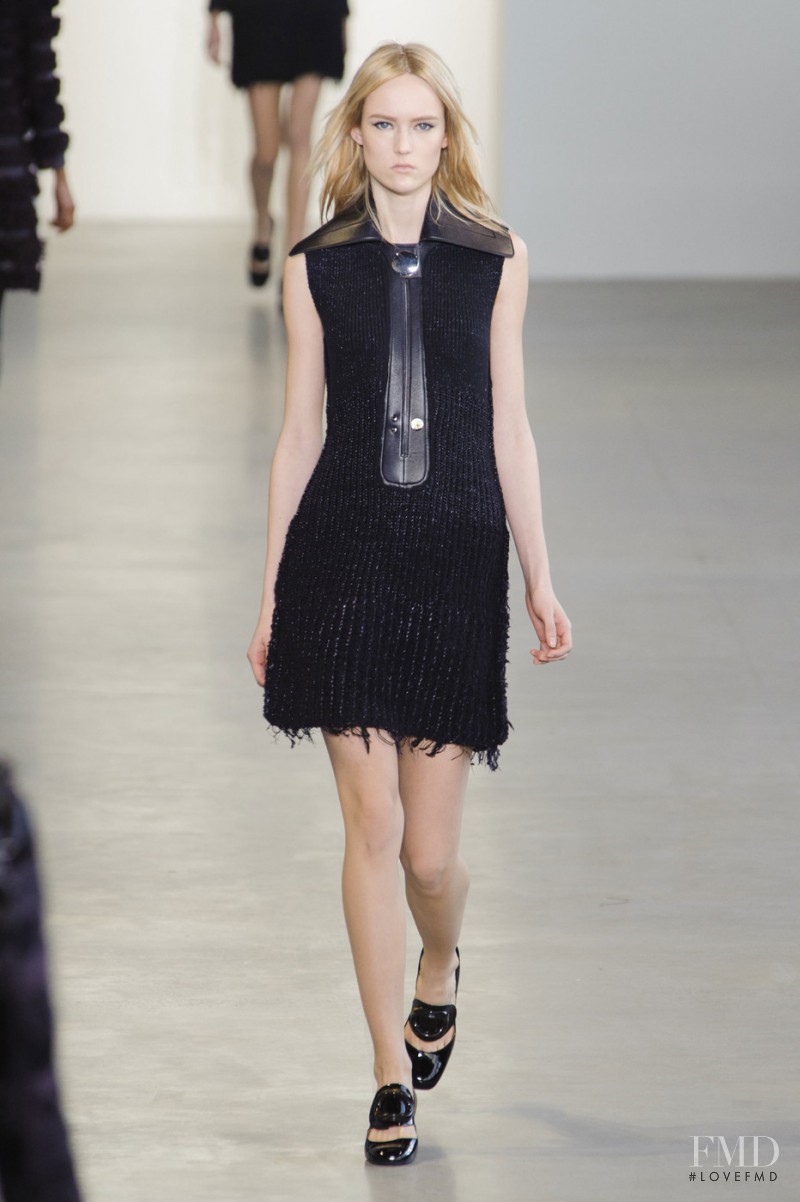 Harleth Kuusik featured in  the Calvin Klein 205W39NYC fashion show for Autumn/Winter 2015