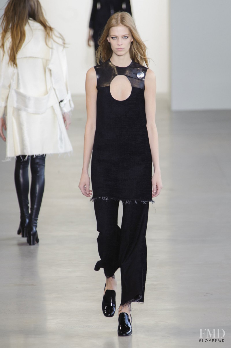 Lexi Boling featured in  the Calvin Klein 205W39NYC fashion show for Autumn/Winter 2015