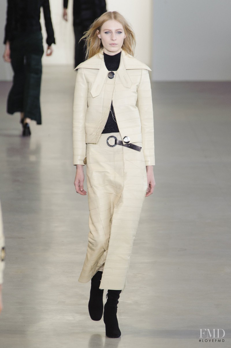 Julia Nobis featured in  the Calvin Klein 205W39NYC fashion show for Autumn/Winter 2015