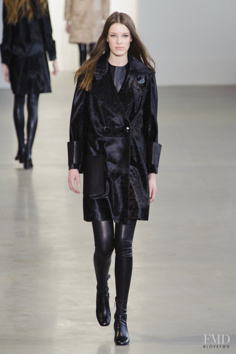 Clarine de Jonge featured in  the Calvin Klein 205W39NYC fashion show for Autumn/Winter 2015