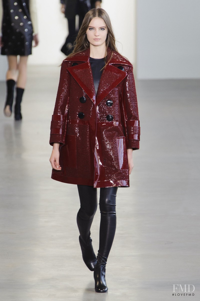 Tilda Lindstam featured in  the Calvin Klein 205W39NYC fashion show for Autumn/Winter 2015