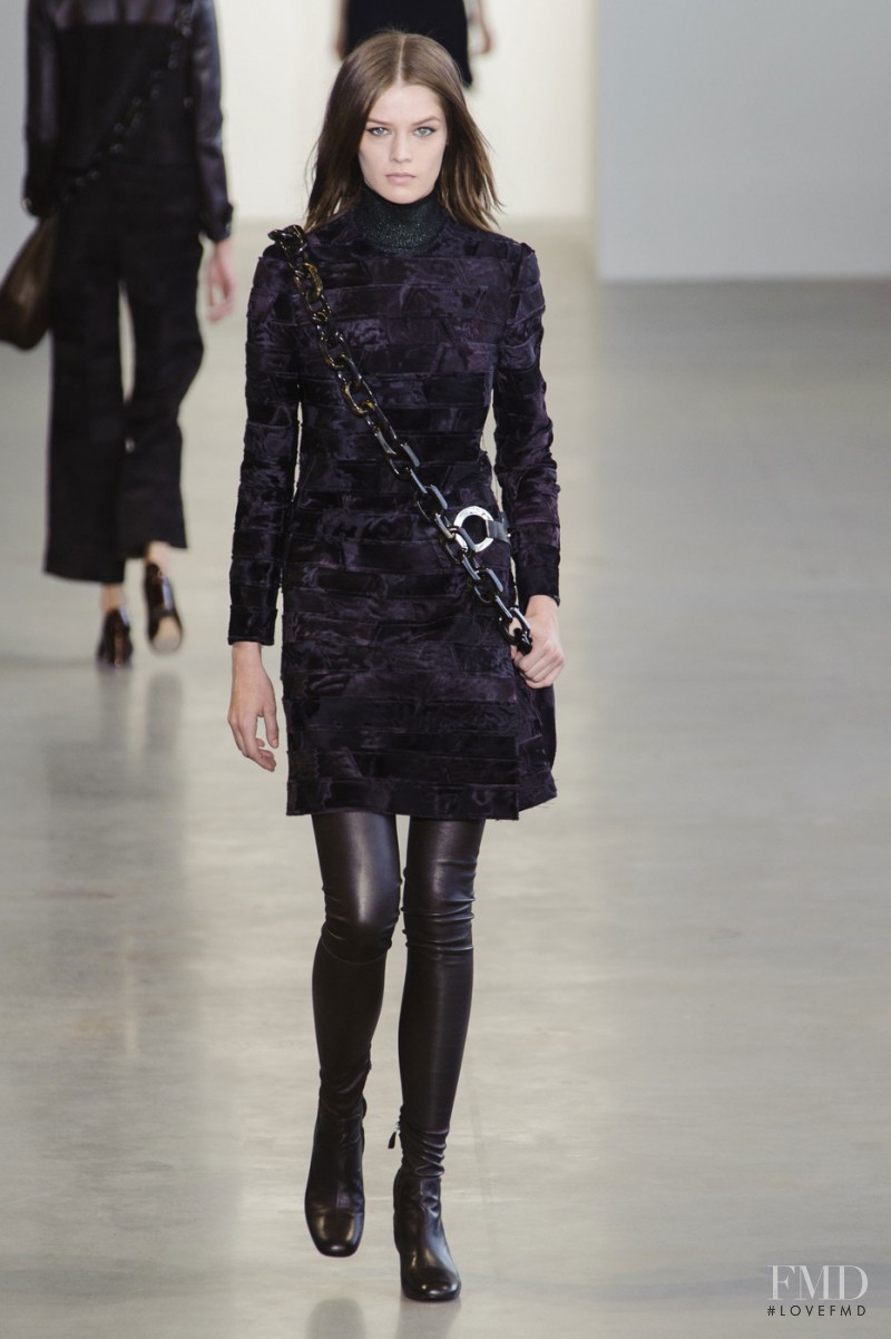 Angel Rutledge featured in  the Calvin Klein 205W39NYC fashion show for Autumn/Winter 2015