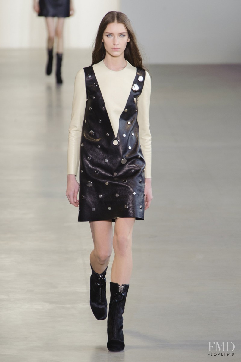 Sofia Tesmenitskaya featured in  the Calvin Klein 205W39NYC fashion show for Autumn/Winter 2015