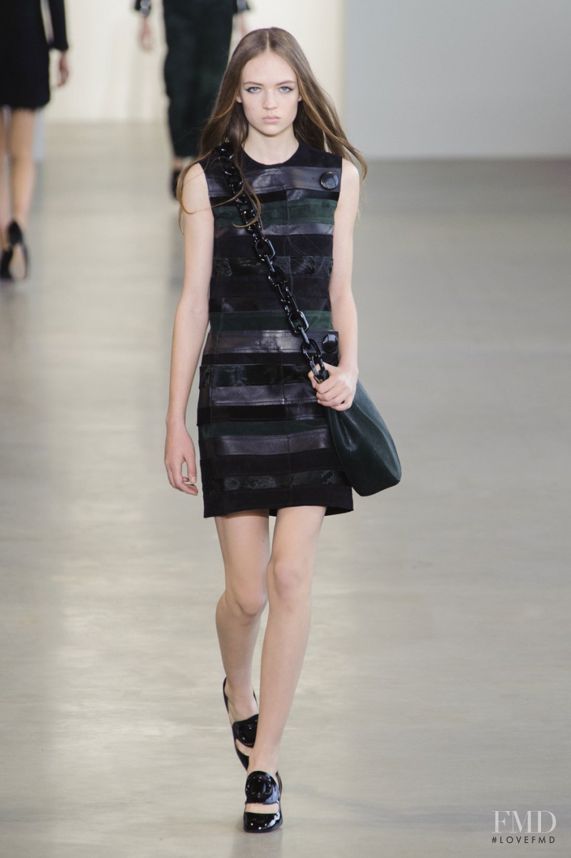 Adrienne Juliger featured in  the Calvin Klein 205W39NYC fashion show for Autumn/Winter 2015