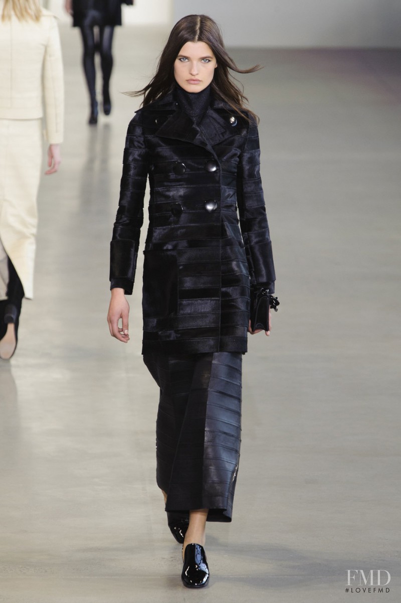 Julia van Os featured in  the Calvin Klein 205W39NYC fashion show for Autumn/Winter 2015