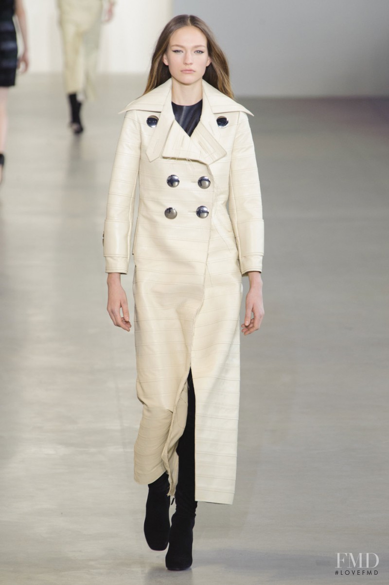 Sophia Ahrens featured in  the Calvin Klein 205W39NYC fashion show for Autumn/Winter 2015