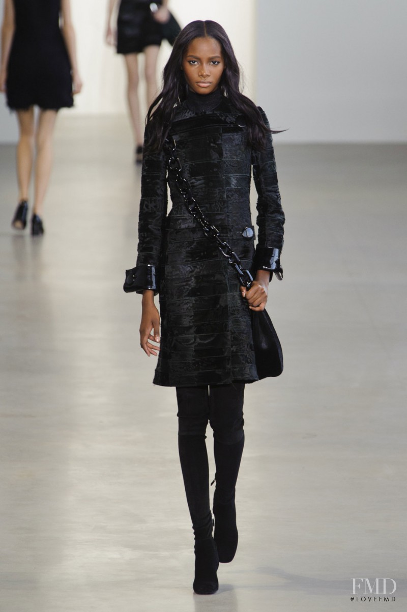 Tami Williams featured in  the Calvin Klein 205W39NYC fashion show for Autumn/Winter 2015