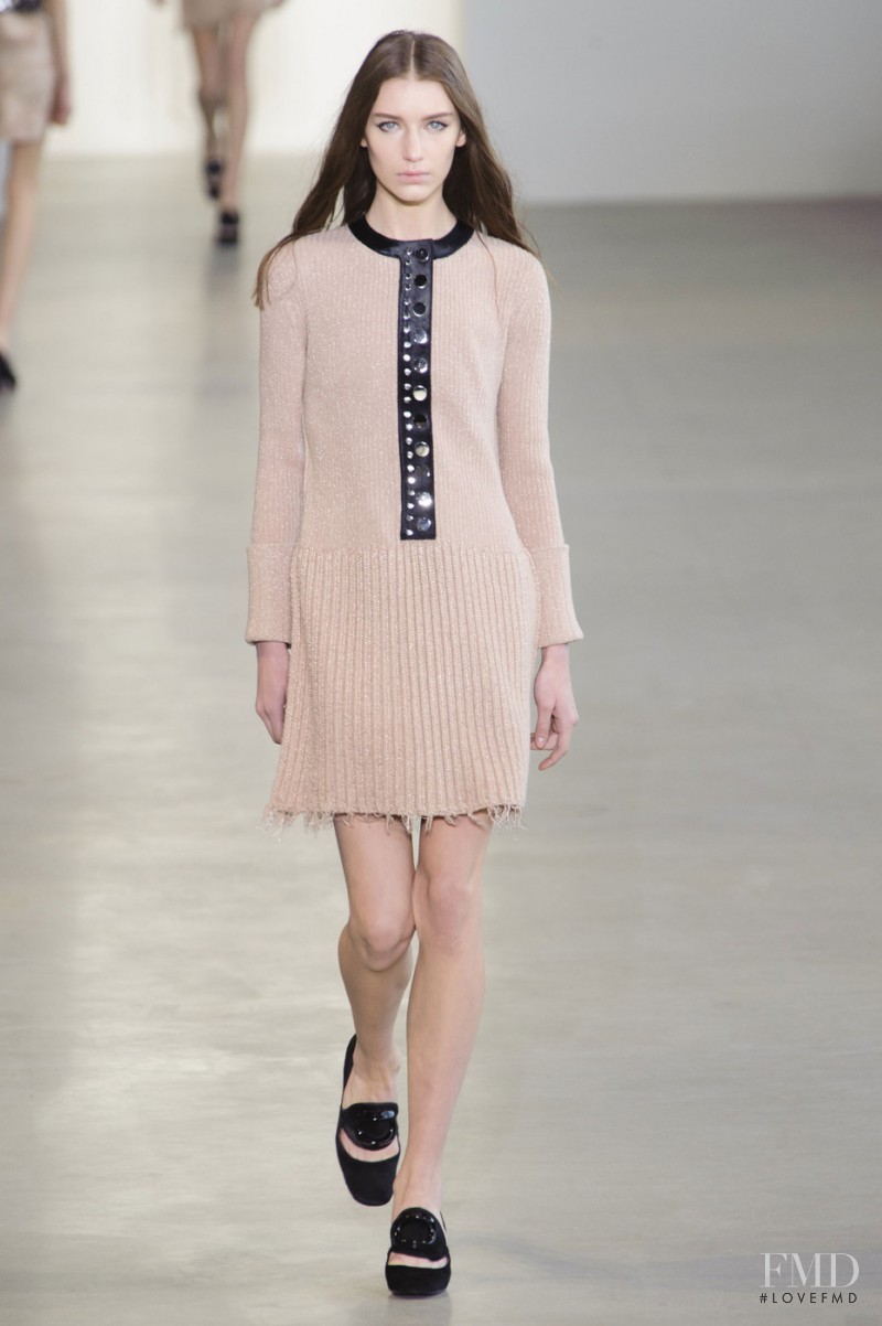 Sofia Tesmenitskaya featured in  the Calvin Klein 205W39NYC fashion show for Autumn/Winter 2015
