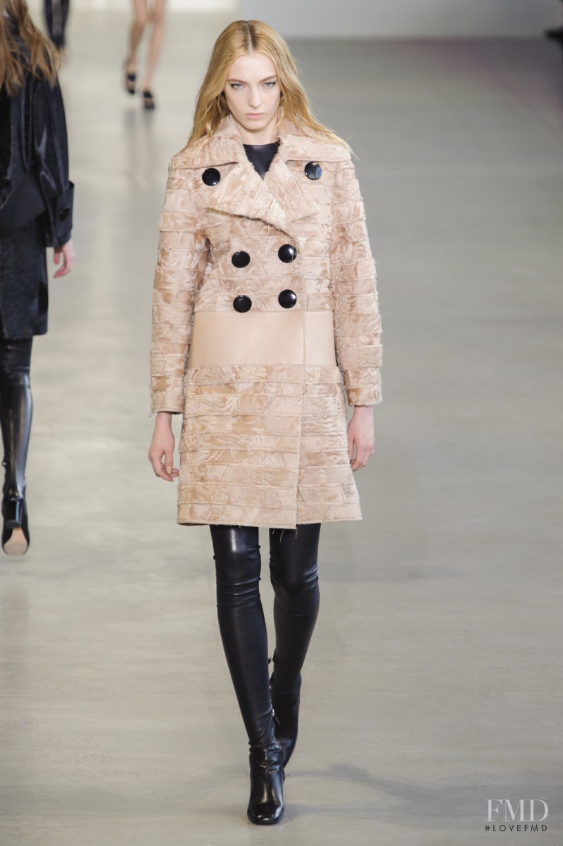 Zlata Semenko featured in  the Calvin Klein 205W39NYC fashion show for Autumn/Winter 2015