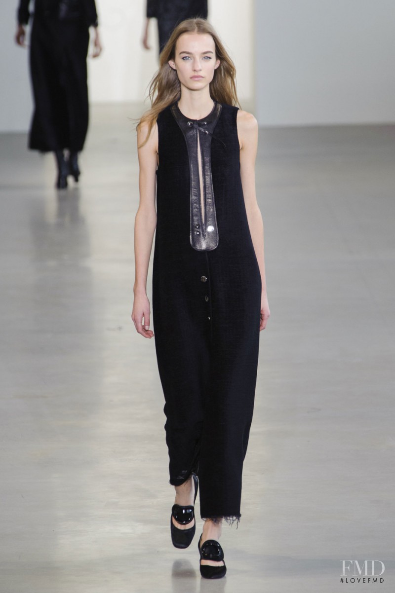 Maartje Verhoef featured in  the Calvin Klein 205W39NYC fashion show for Autumn/Winter 2015