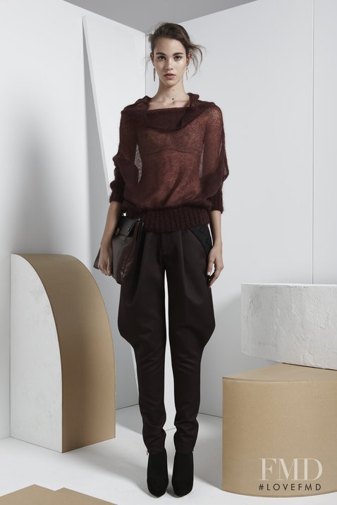 Pauline Hoarau featured in  the Maiyet fashion show for Pre-Fall 2013