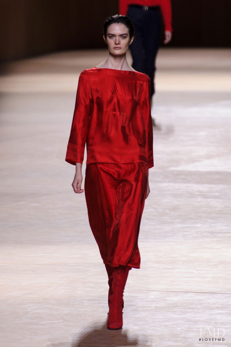 Sam Rollinson featured in  the Hermès fashion show for Autumn/Winter 2015