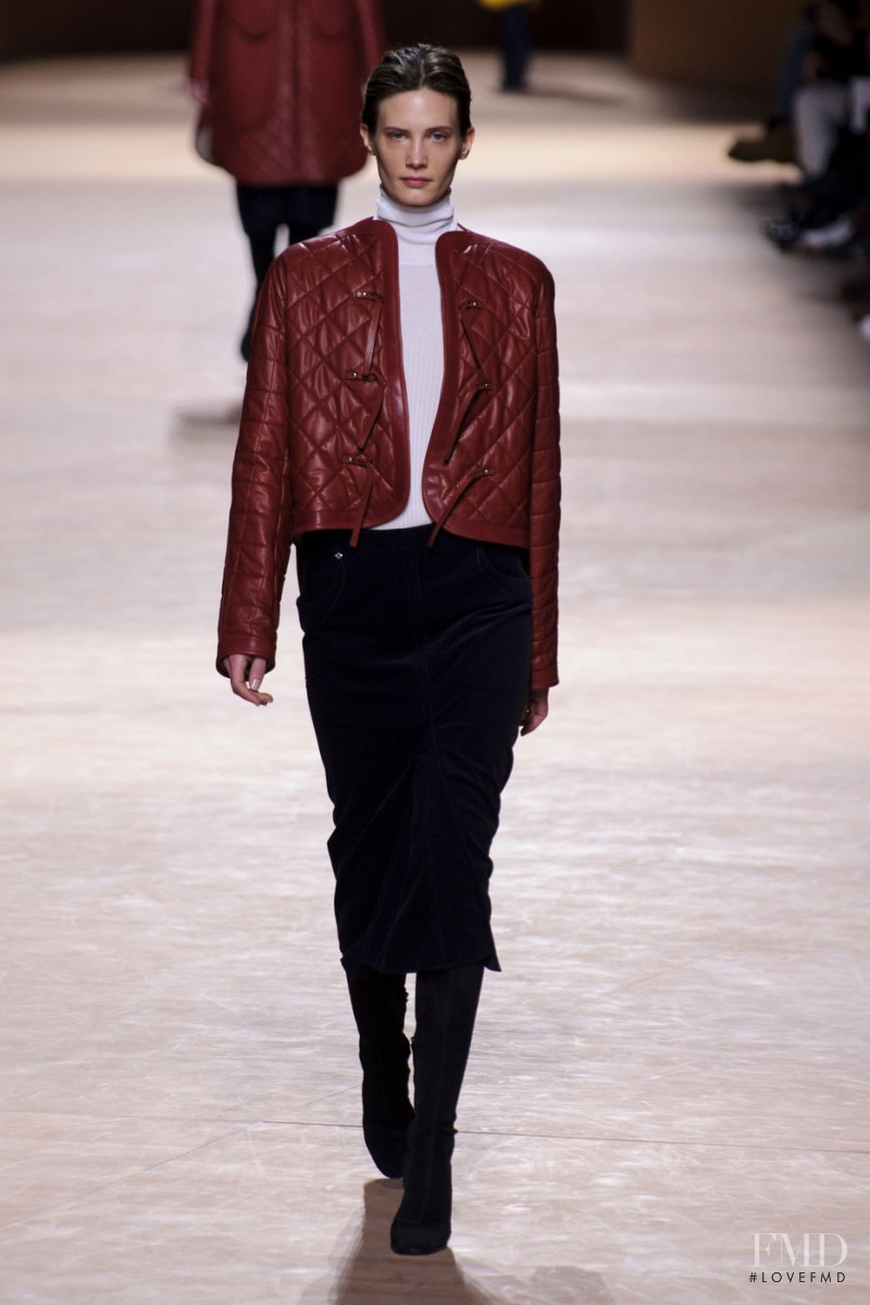 Drake Burnette featured in  the Hermès fashion show for Autumn/Winter 2015