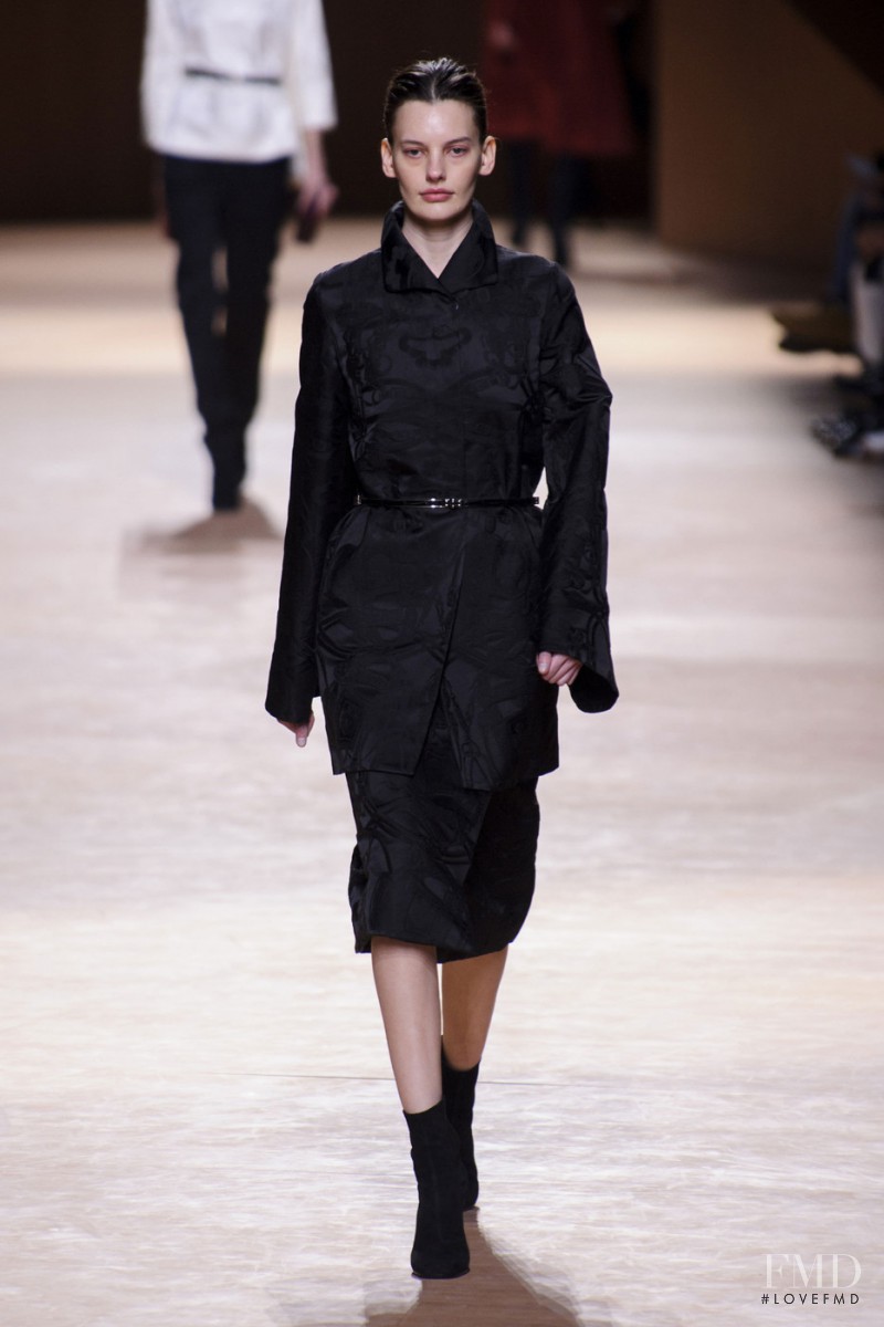 Amanda Murphy featured in  the Hermès fashion show for Autumn/Winter 2015