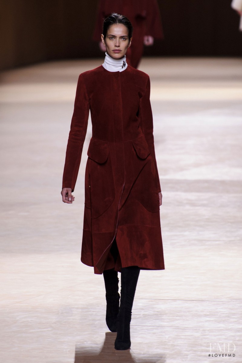 Amanda Brandão Wellsh featured in  the Hermès fashion show for Autumn/Winter 2015