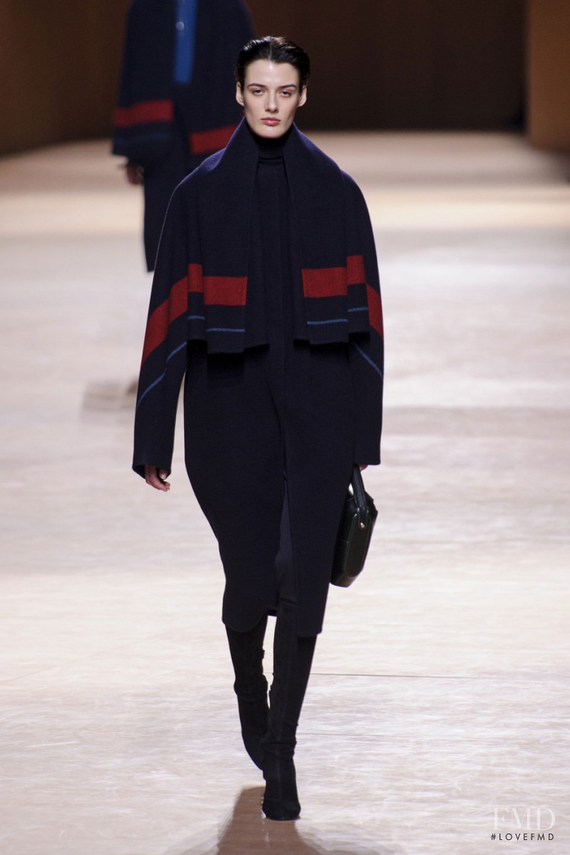 Marfa Zoe Manakh featured in  the Hermès fashion show for Autumn/Winter 2015