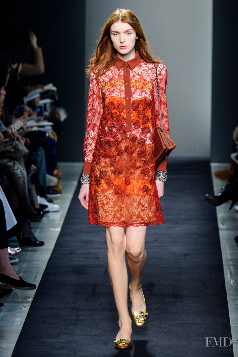 Jada Joyce featured in  the Bottega Veneta fashion show for Autumn/Winter 2015