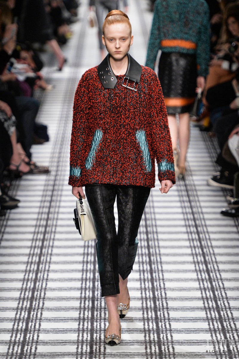 Madison Stubbington featured in  the Balenciaga fashion show for Autumn/Winter 2015