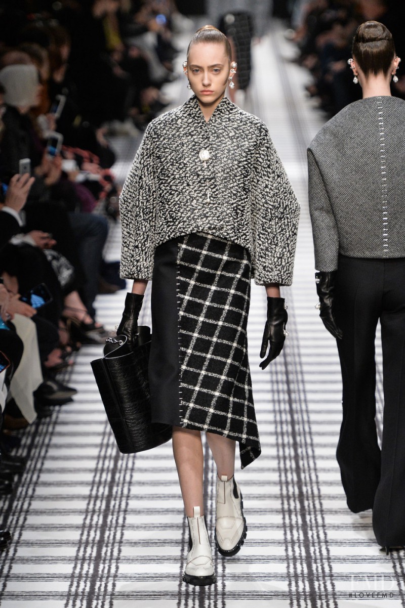 Lia Pavlova featured in  the Balenciaga fashion show for Autumn/Winter 2015
