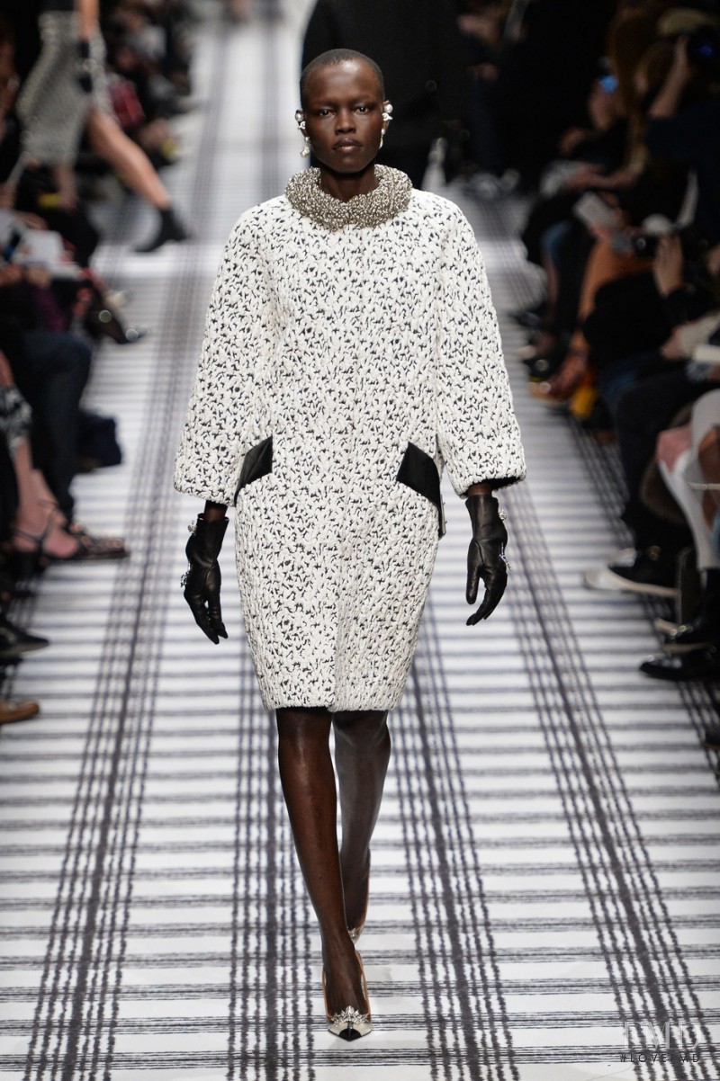 Grace Bol featured in  the Balenciaga fashion show for Autumn/Winter 2015