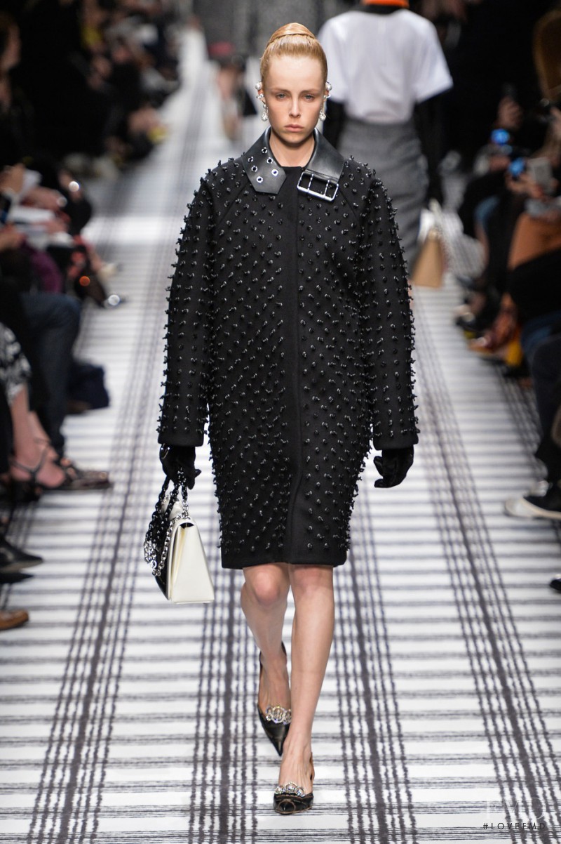 Edie Campbell featured in  the Balenciaga fashion show for Autumn/Winter 2015