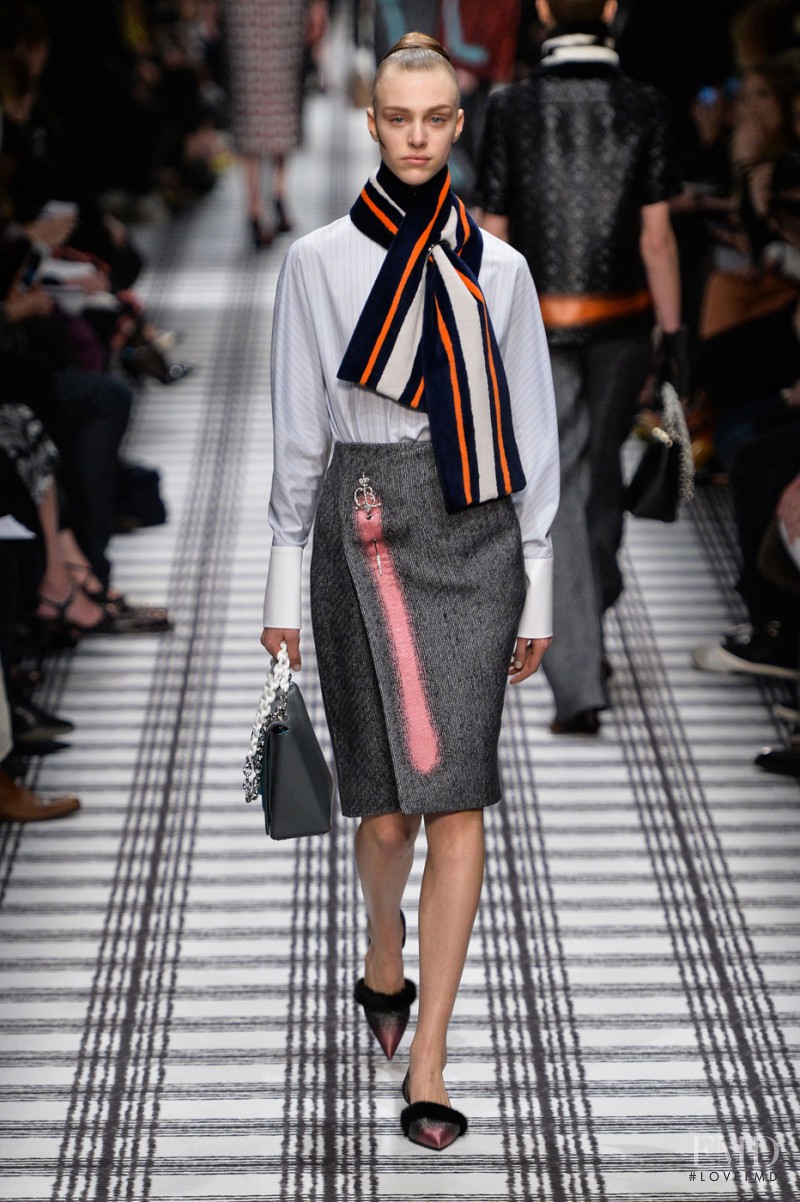 Hedvig Palm featured in  the Balenciaga fashion show for Autumn/Winter 2015