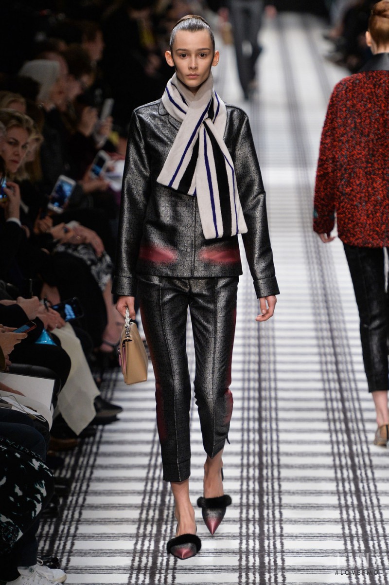 Liv Mason Pearson featured in  the Balenciaga fashion show for Autumn/Winter 2015