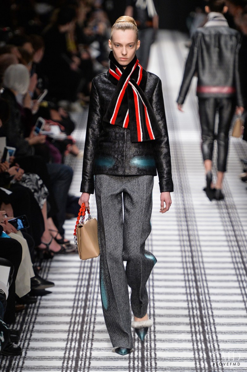 Zlata Semenko featured in  the Balenciaga fashion show for Autumn/Winter 2015