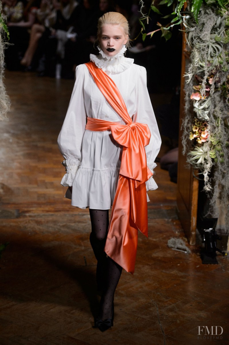 Stella Lucia featured in  the Giles fashion show for Autumn/Winter 2015