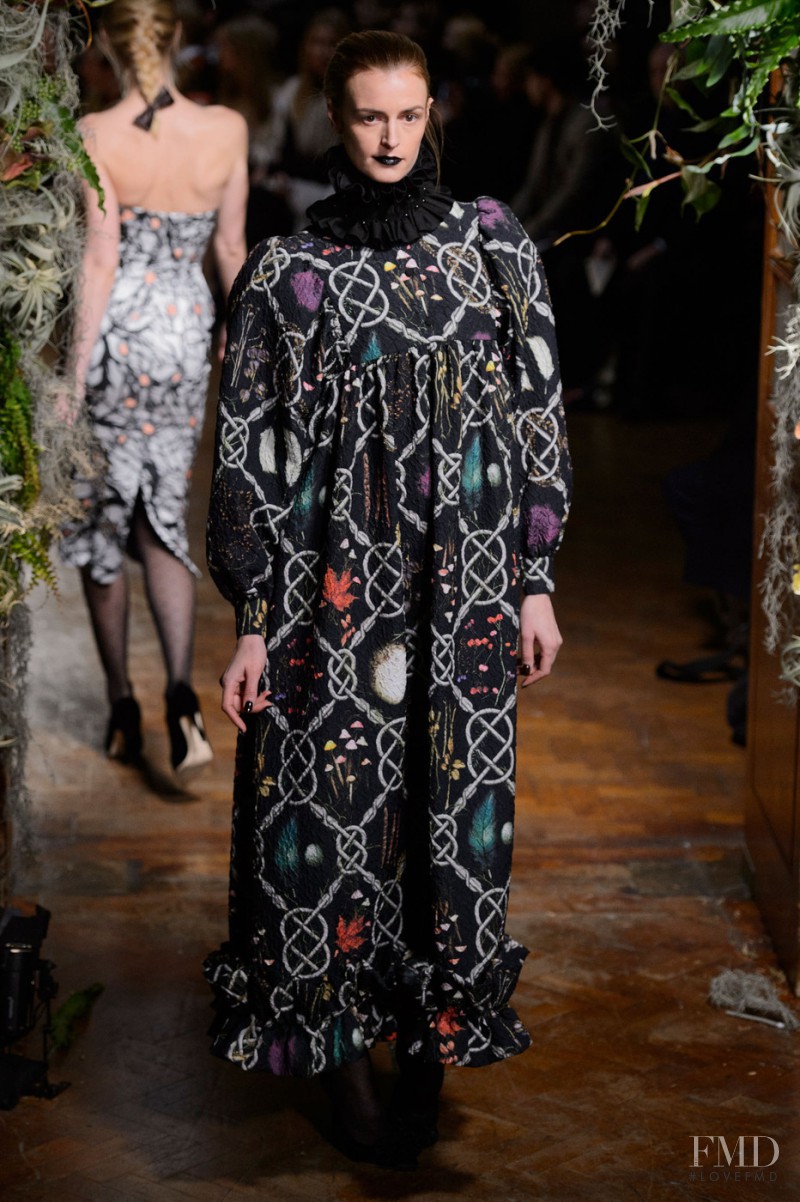 Jacquetta Wheeler featured in  the Giles fashion show for Autumn/Winter 2015