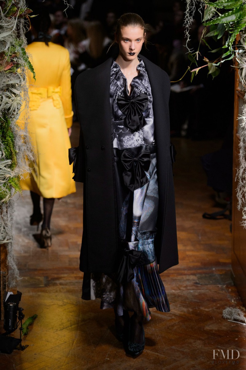Phillipa Hemphrey featured in  the Giles fashion show for Autumn/Winter 2015