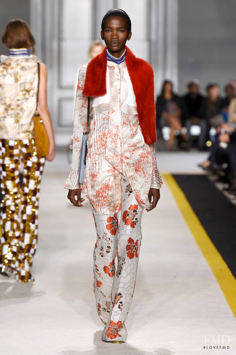 Aamito Stacie Lagum featured in  the Giambattista Valli fashion show for Autumn/Winter 2015