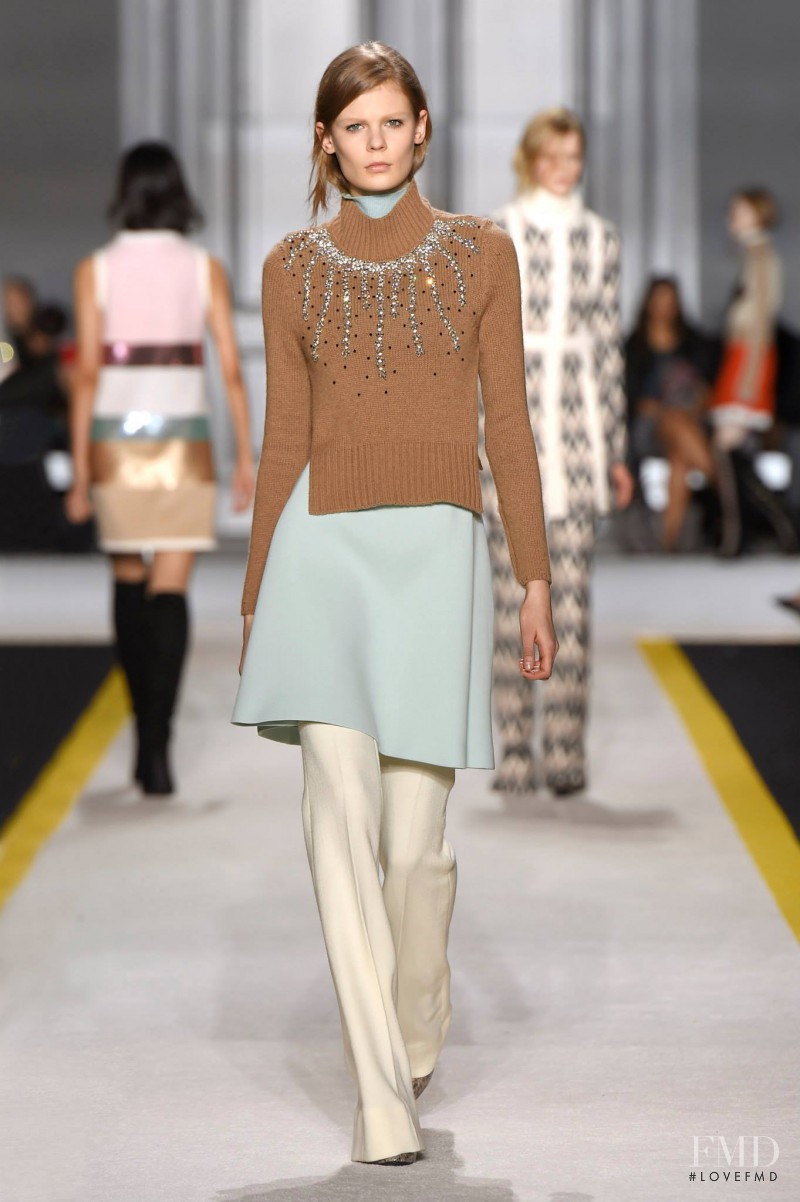 Alexandra Elizabeth Ljadov featured in  the Giambattista Valli fashion show for Autumn/Winter 2015