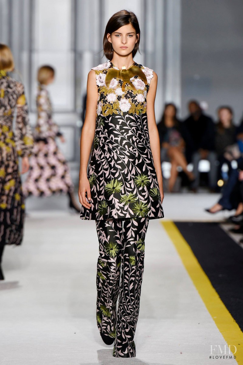 Astrid Holler featured in  the Giambattista Valli fashion show for Autumn/Winter 2015