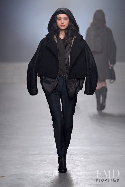 Tian Yi featured in  the Maiyet fashion show for Autumn/Winter 2013