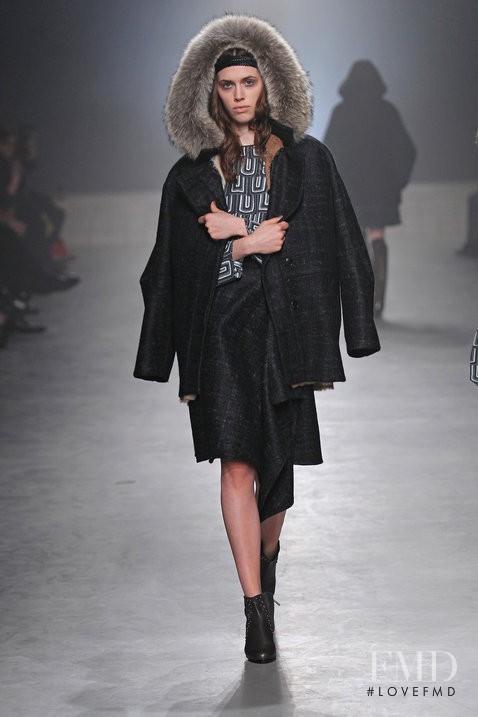 Georgia Hilmer featured in  the Maiyet fashion show for Autumn/Winter 2013