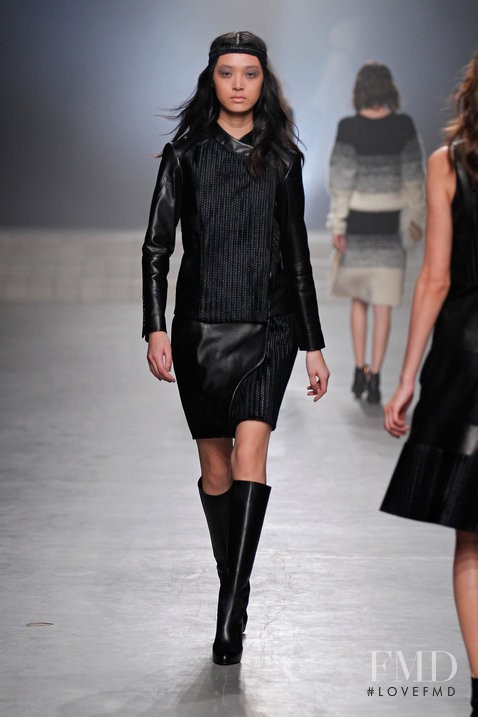 Tian Yi featured in  the Maiyet fashion show for Autumn/Winter 2013