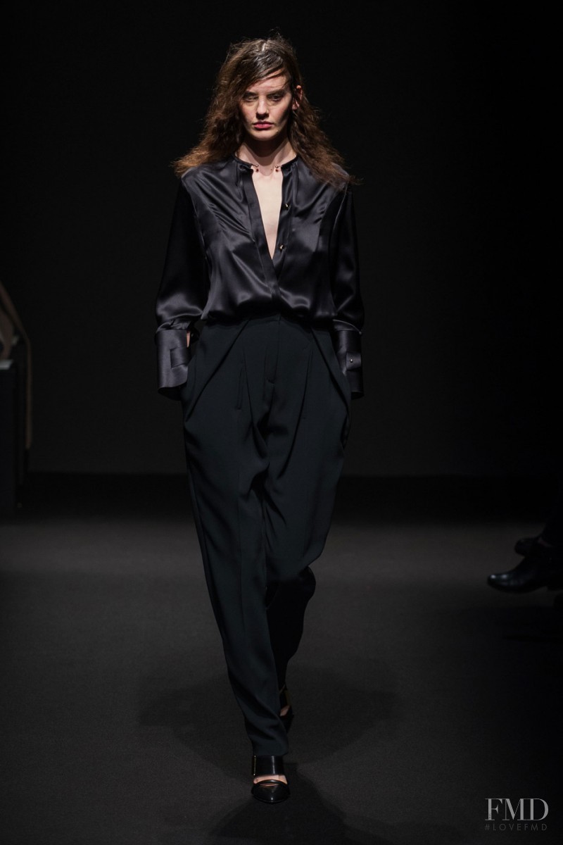 Amanda Murphy featured in  the Esteban Cortazar fashion show for Autumn/Winter 2015