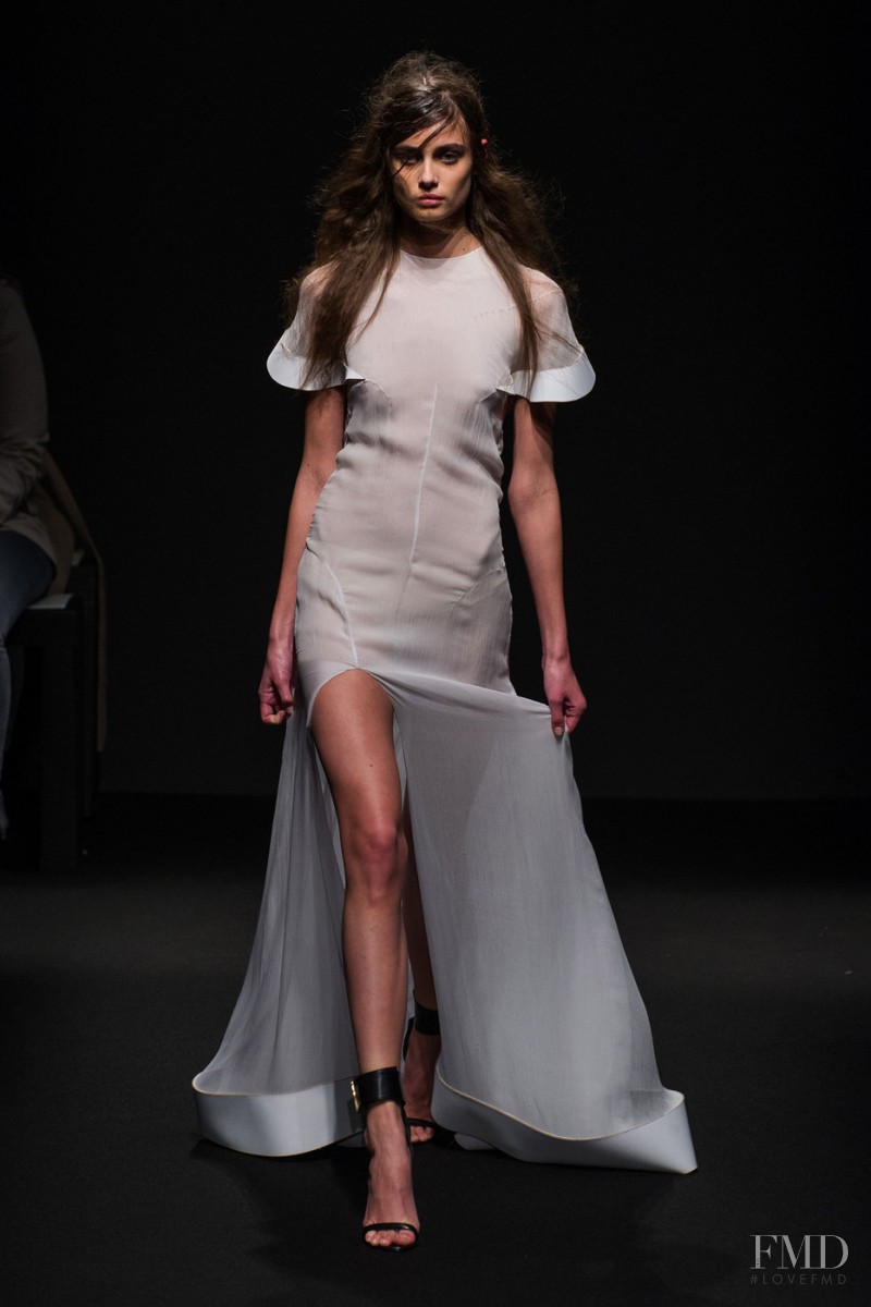 Taylor Hill featured in  the Esteban Cortazar fashion show for Autumn/Winter 2015