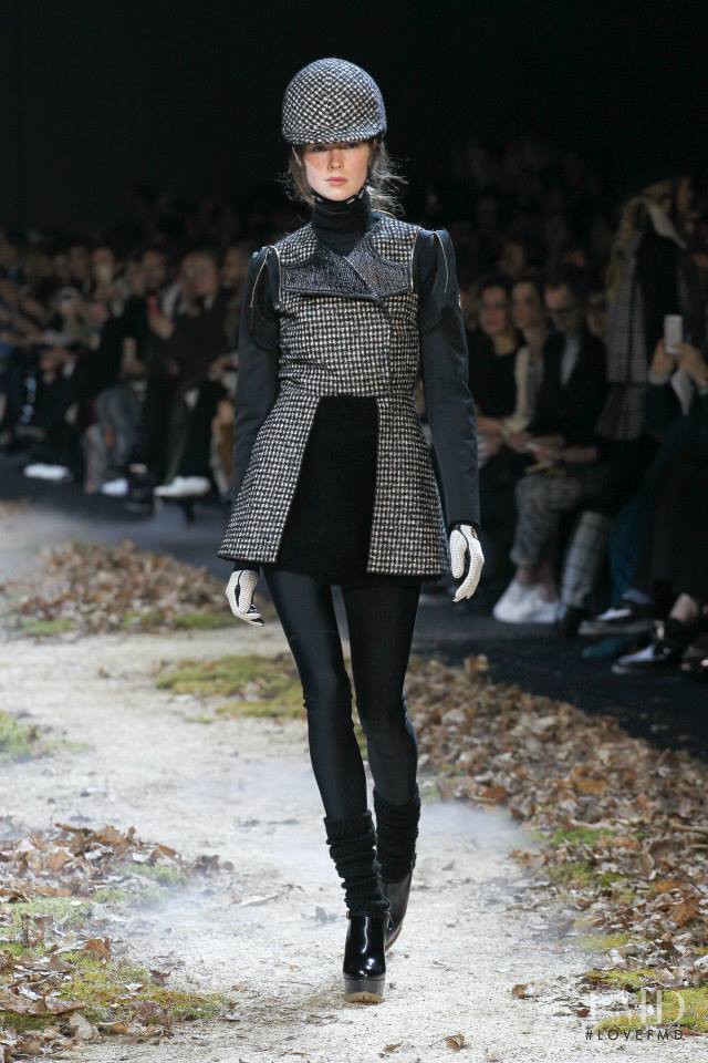 Jessica Burley featured in  the Moncler Gamme Rouge fashion show for Autumn/Winter 2015