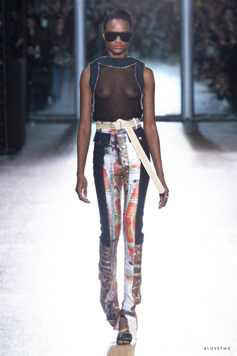 Mayowa Nicholas featured in  the Acne Studios fashion show for Autumn/Winter 2015