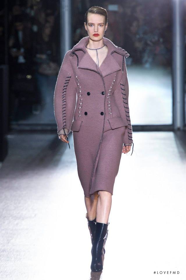 Milou Groenewoud featured in  the Acne Studios fashion show for Autumn/Winter 2015