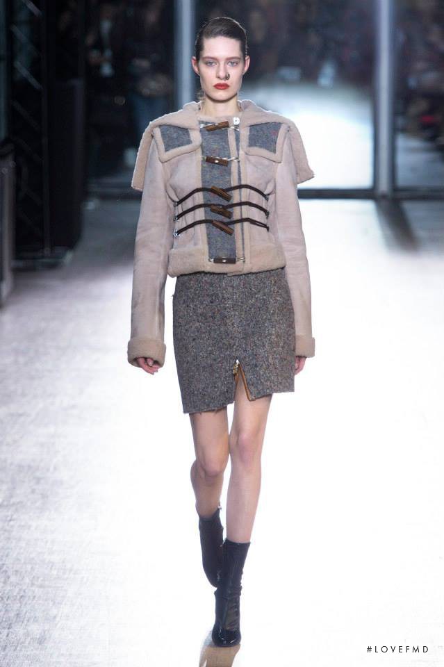 Anika Cholewa featured in  the Acne Studios fashion show for Autumn/Winter 2015