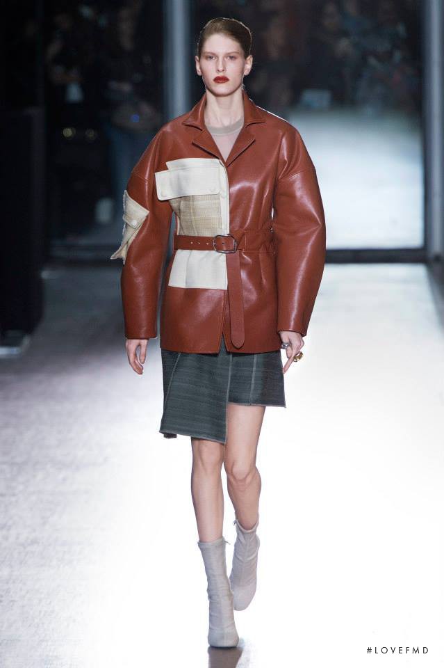 Niki Trefilova featured in  the Acne Studios fashion show for Autumn/Winter 2015