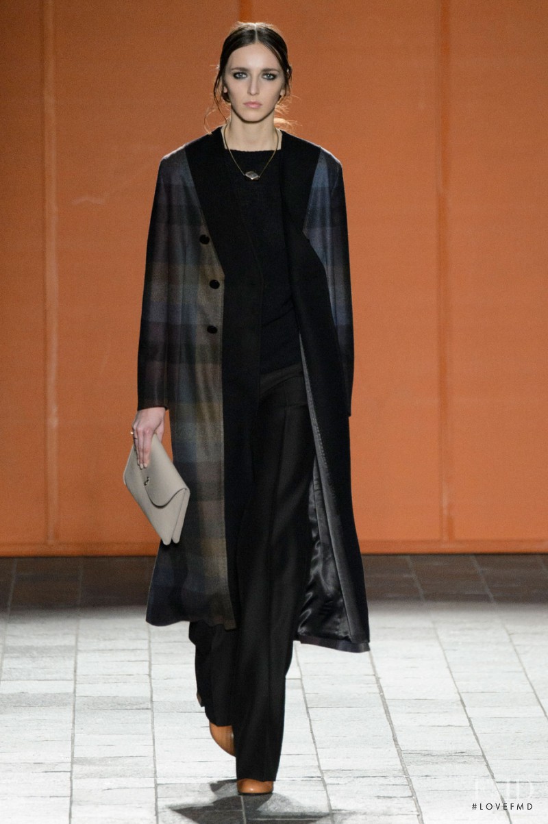 Sasha Antonowskaia featured in  the Paul Smith fashion show for Autumn/Winter 2015