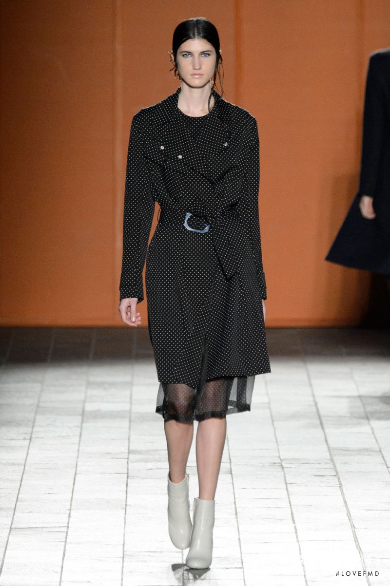 Milagros Ganame featured in  the Paul Smith fashion show for Autumn/Winter 2015
