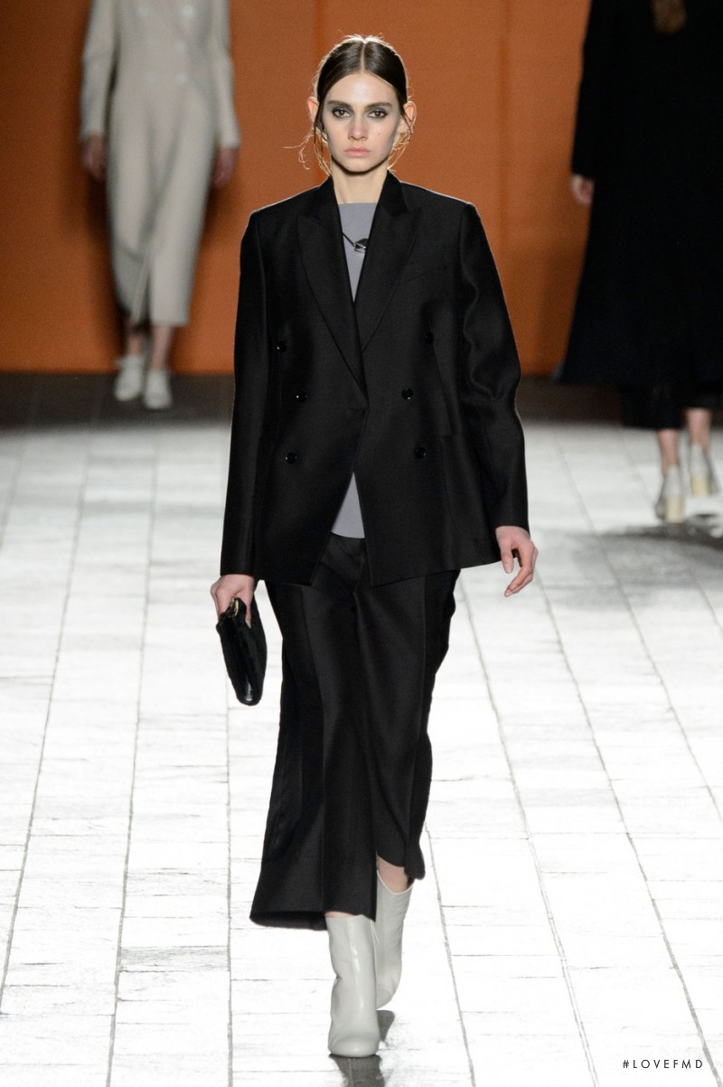 Eva Saadi Schimmel featured in  the Paul Smith fashion show for Autumn/Winter 2015