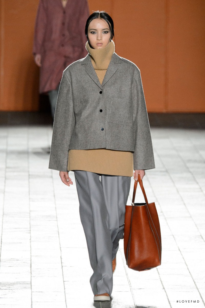 Luping Wang featured in  the Paul Smith fashion show for Autumn/Winter 2015