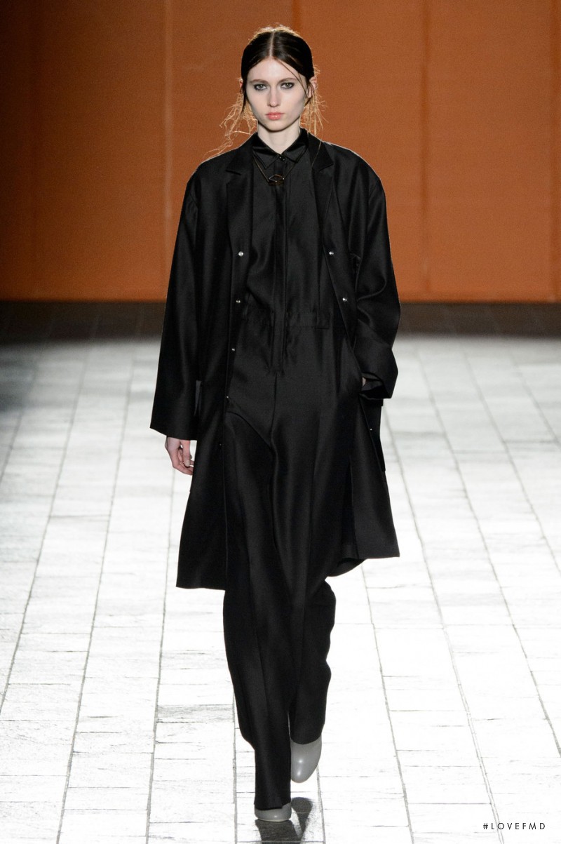 Avery Winthrop McCall featured in  the Paul Smith fashion show for Autumn/Winter 2015